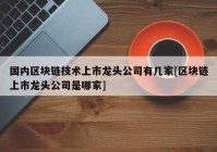 国内区块链技术上市龙头公司有几家[区块链上市龙头公司是哪家]